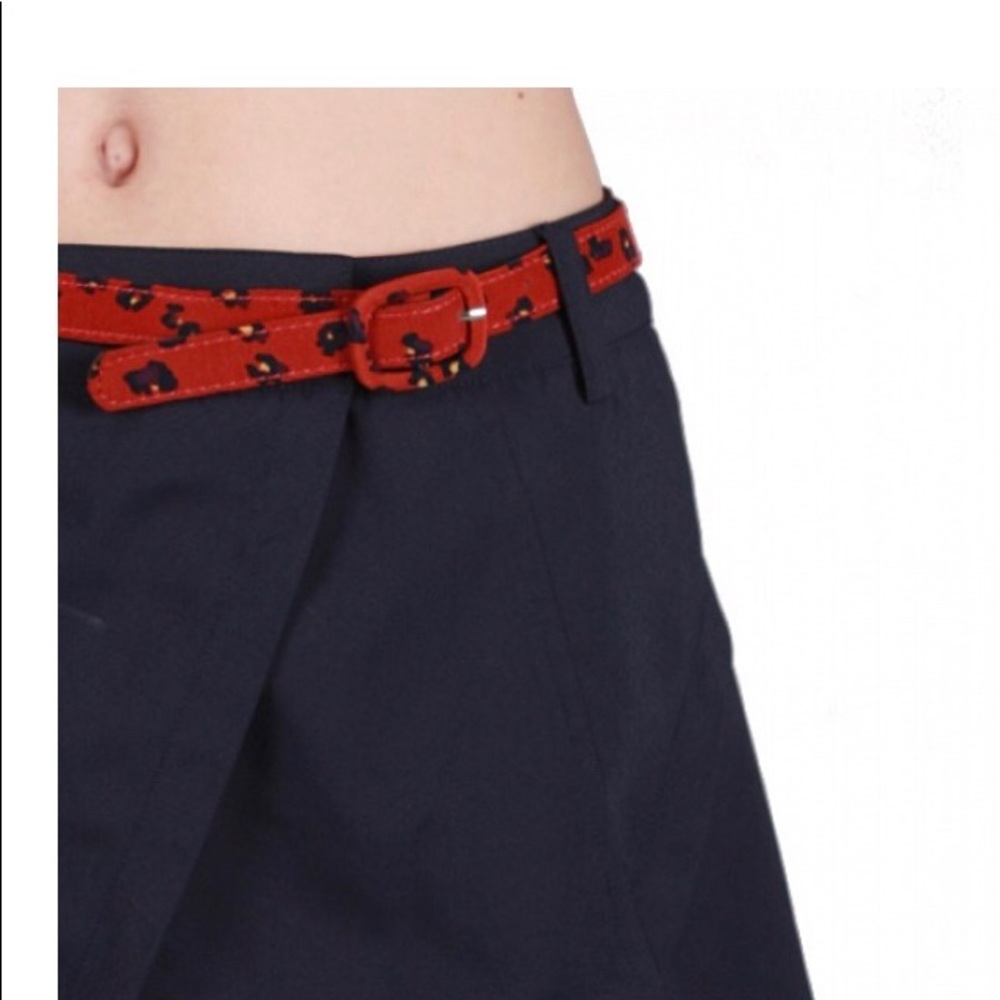 Final Sale Navy  Orange Skort/ Short - Picture 3 of 6
